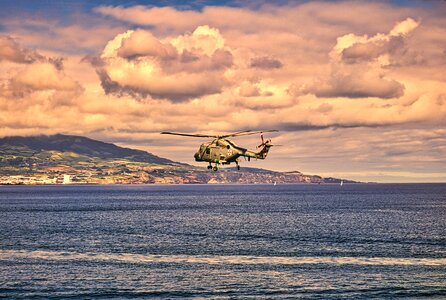 Aviation aircraft fly