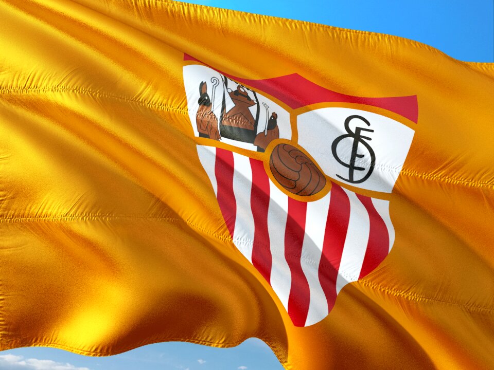 La liga flag sevilla fc
