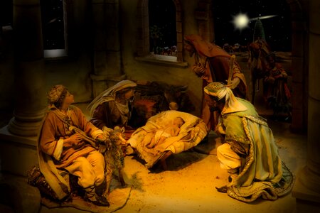 Holy three kings star crib