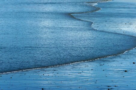 Blue ocean abstract photo