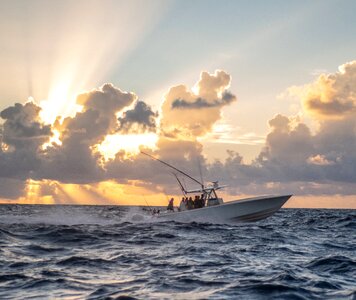 Water sea fisherman photo