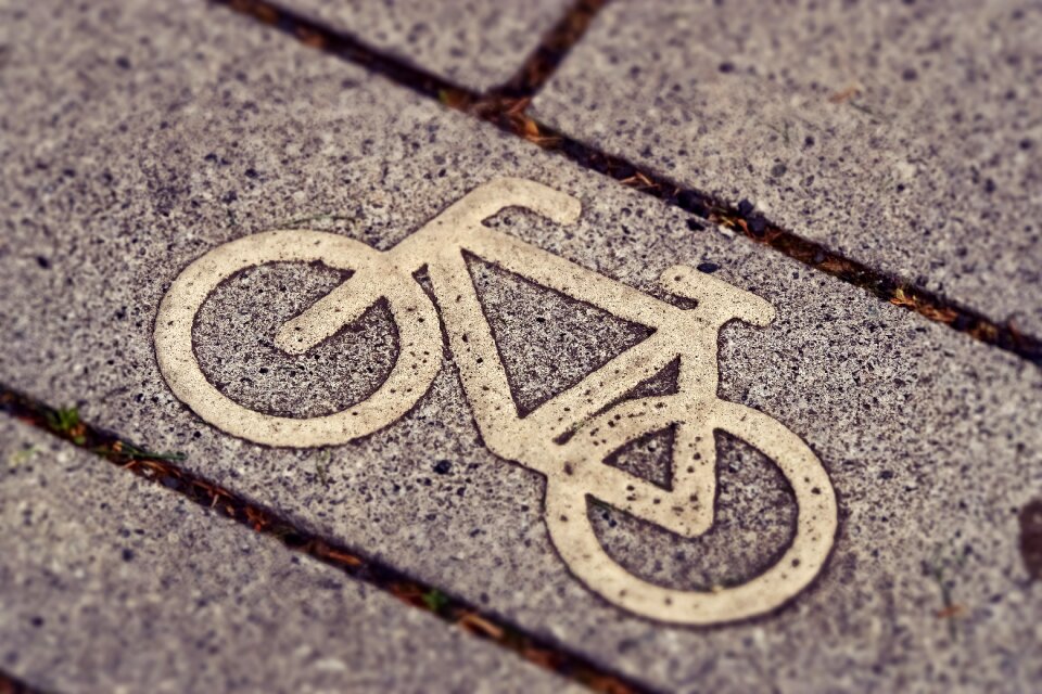 Cyclists road signs note photo