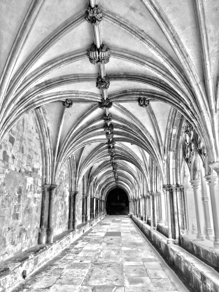 Building old cloister photo