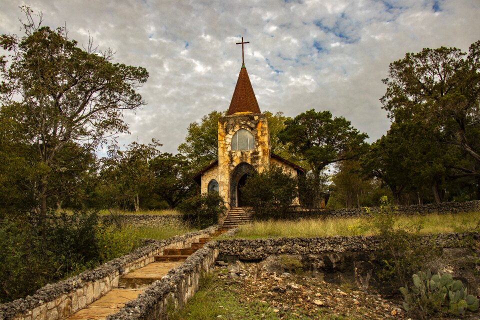 Hill texas hill country brown church photo