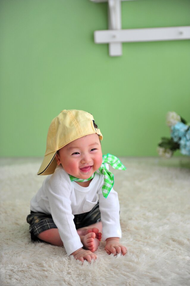 Adorable happy facial
