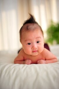 Adorable happy facial photo