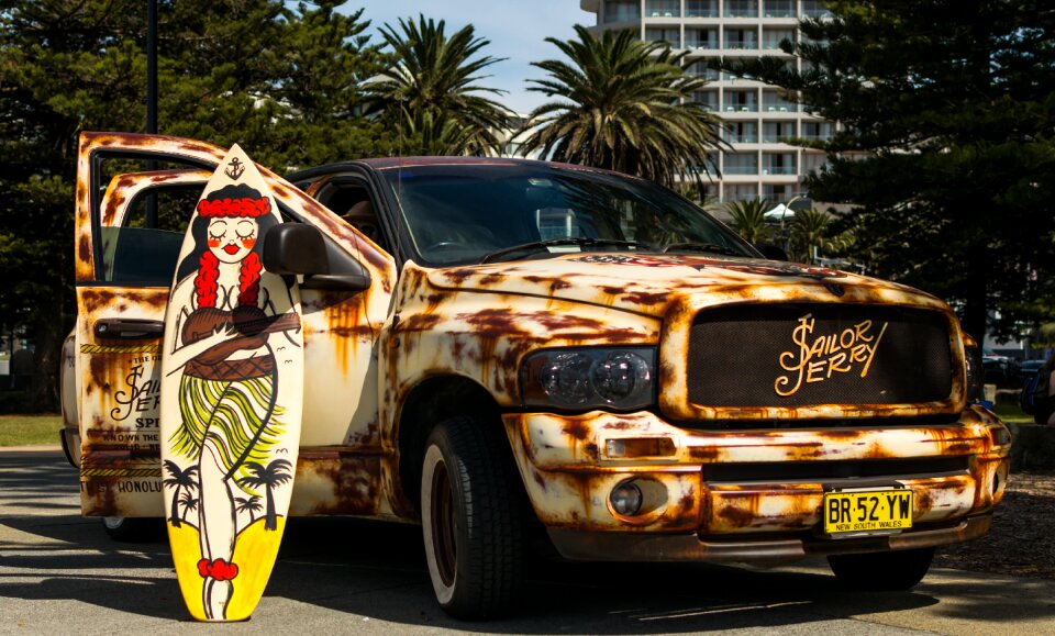 The vehicle beach parking