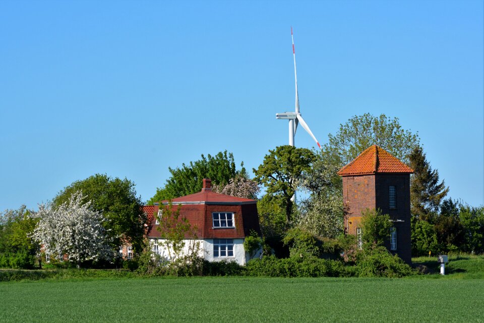 Windmill municipality of bunde lower saxony