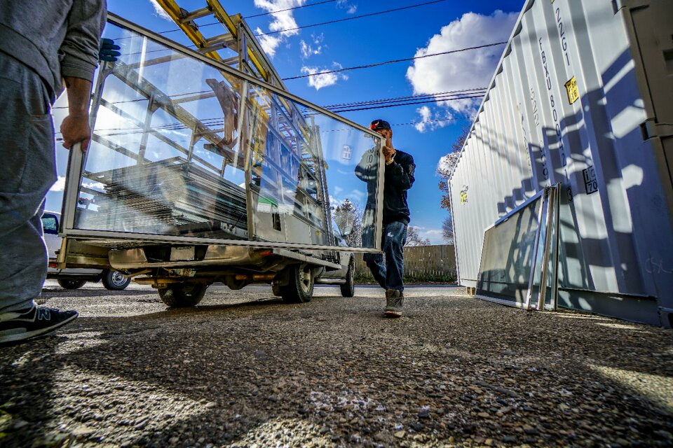 Glass carriers window windows