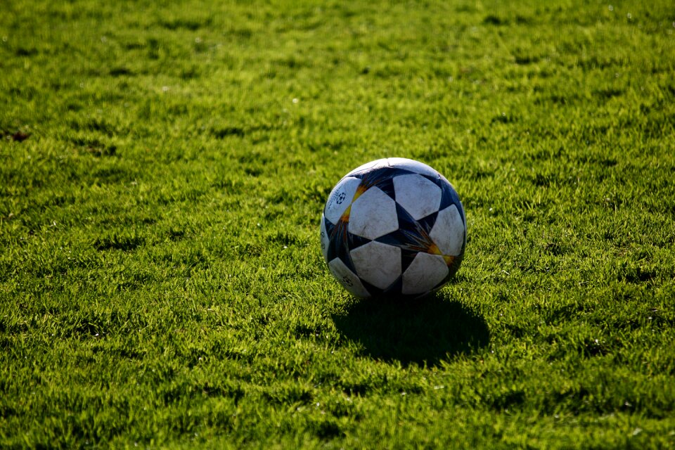 Football pitch ball sport photo