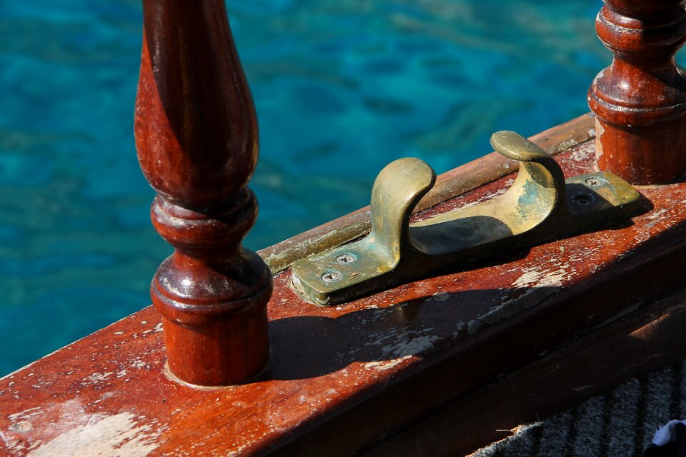 Brass wooden ship wooden boat