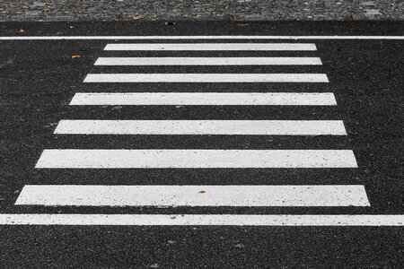 Pedestrian crossing traffic road