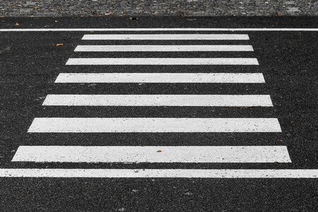 Pedestrian crossing traffic road photo