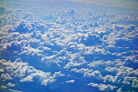 Cloudscape flight weather photo
