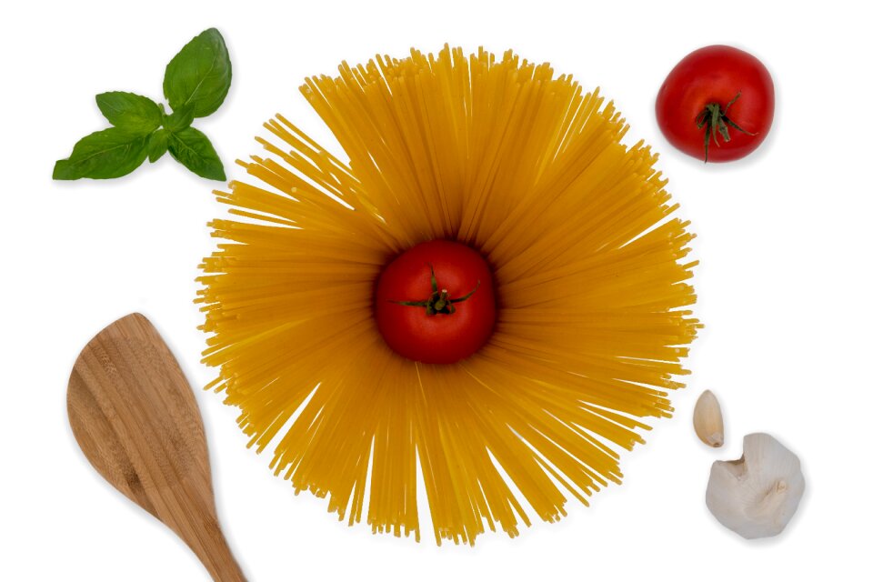 Tomatoes garlic flour