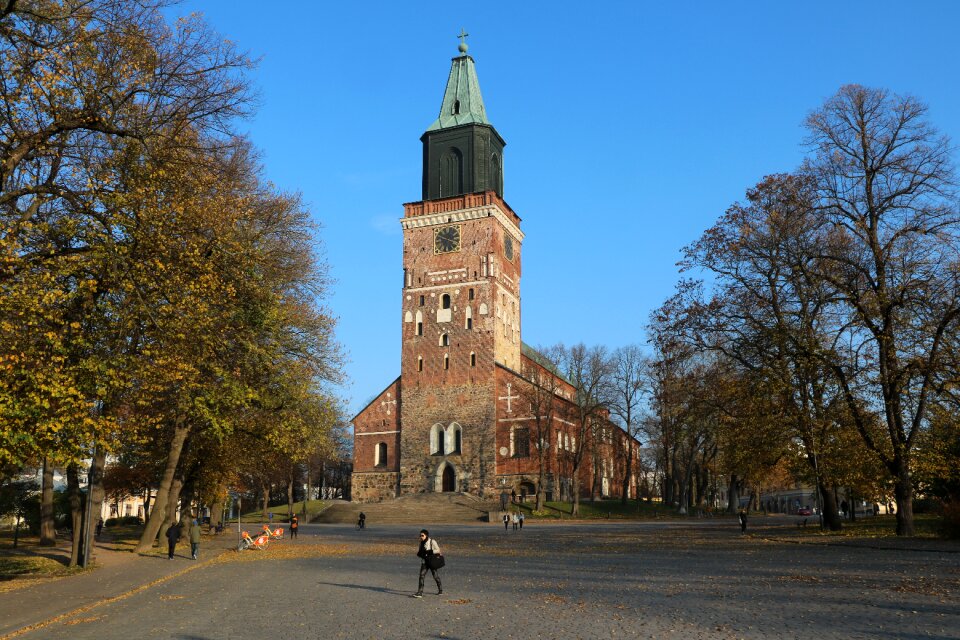 Finnish belfry old photo