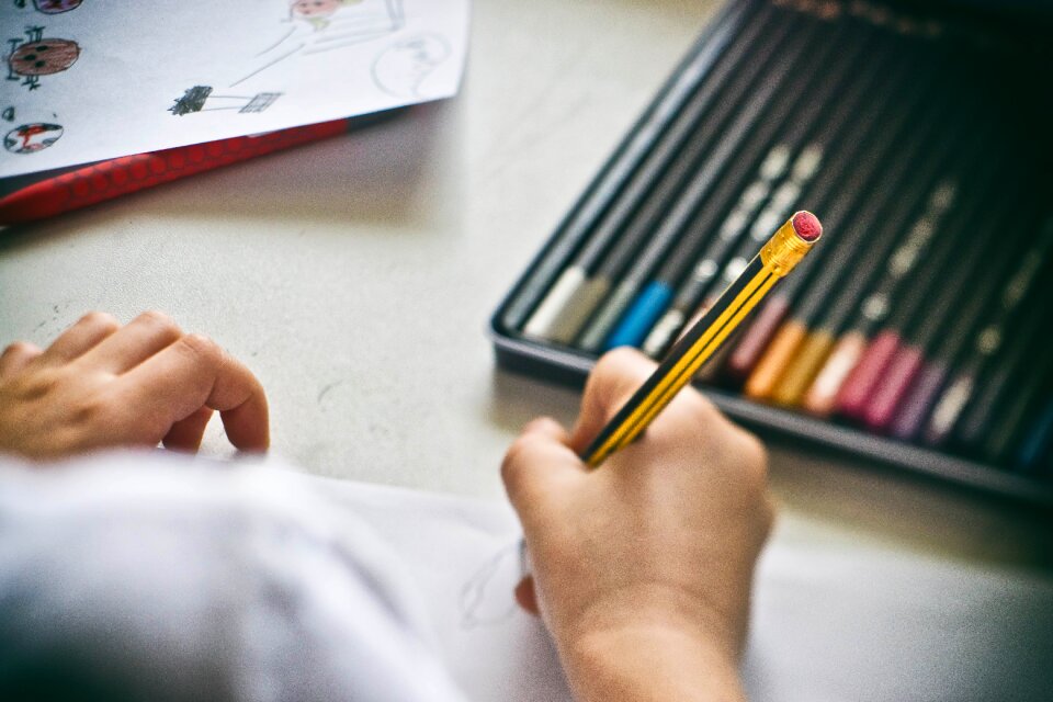 Drawing child creative