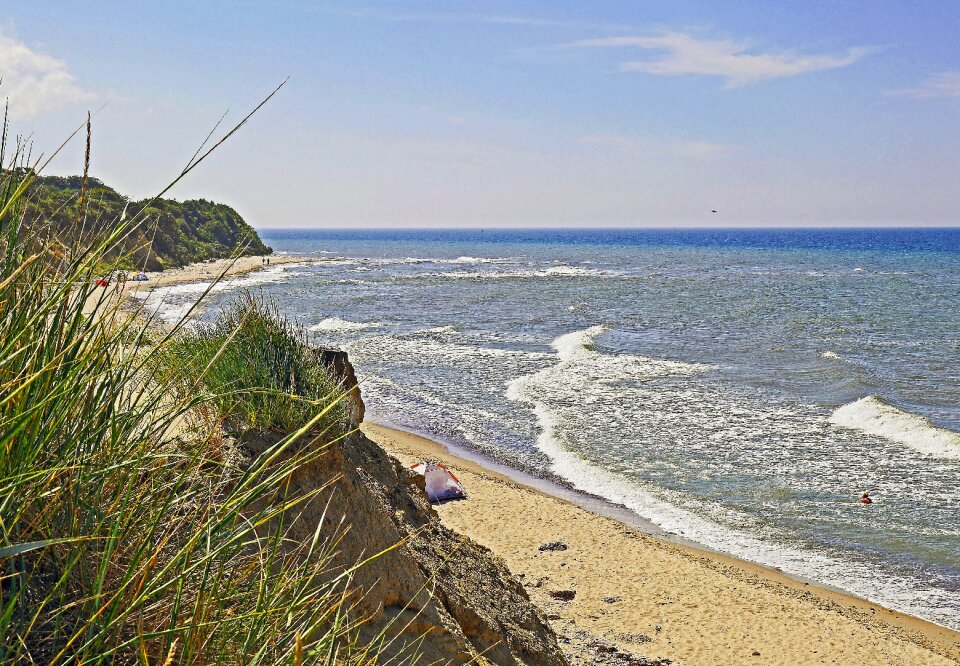 Northern tip baltic sea dunes