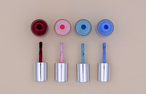 Cosmetics paint manicure