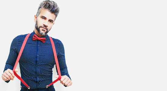 Beautiful man hairstyle hair