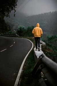 Jacket walking woods