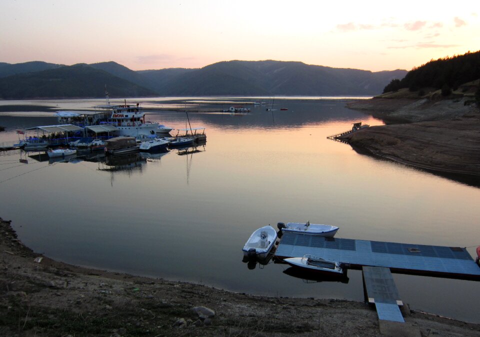Dam sunset dam of kardzhali