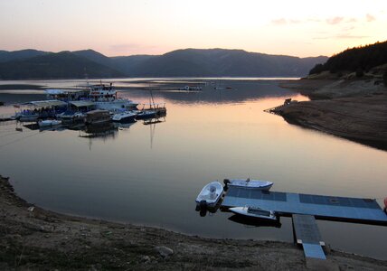 Dam sunset dam of kardzhali