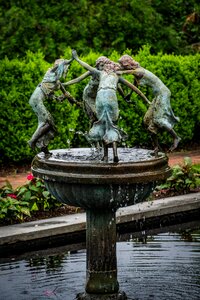 Fountain garden decoration photo