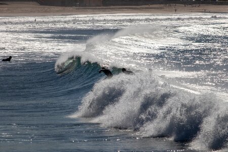 Water blue beach photo