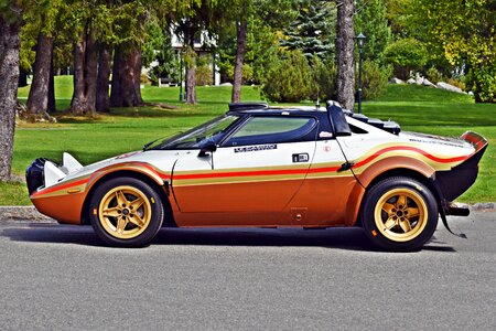 Rally auto sports car photo