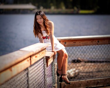 Face girl model