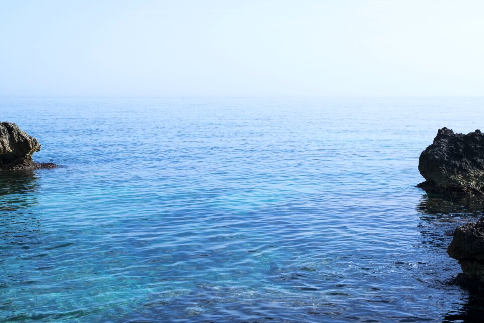 Sky landscape blue