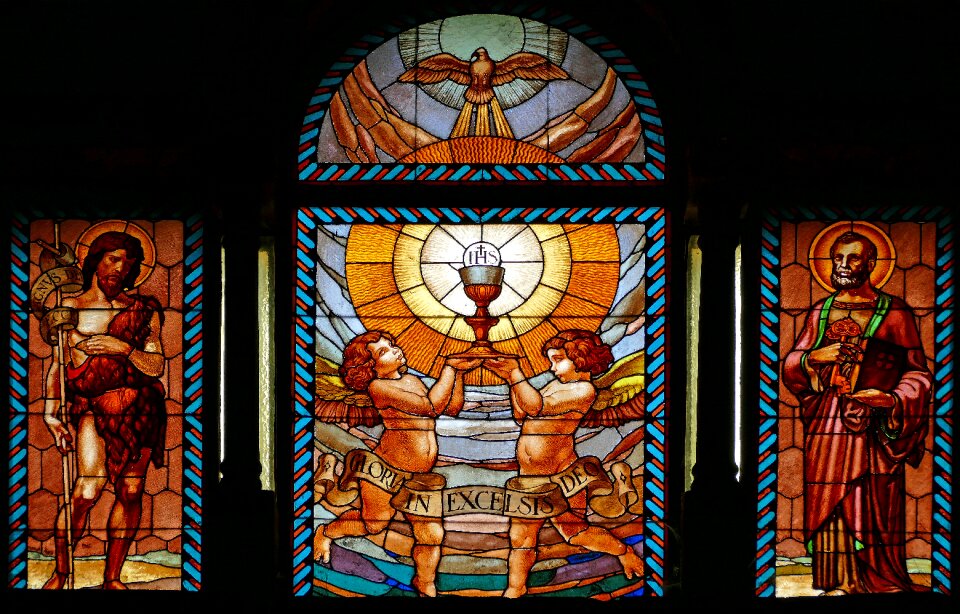 Shepherd church stained glass