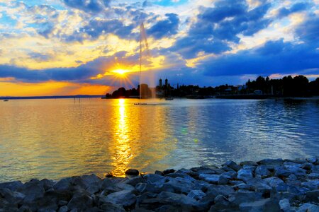 Lake lake constance sunset