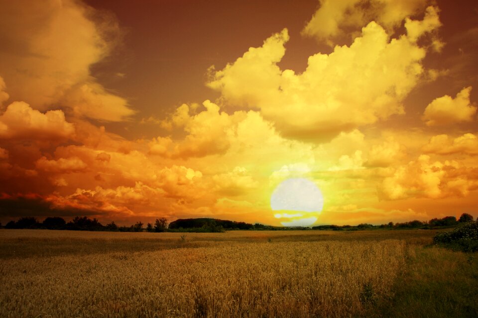Cloud landscape grain