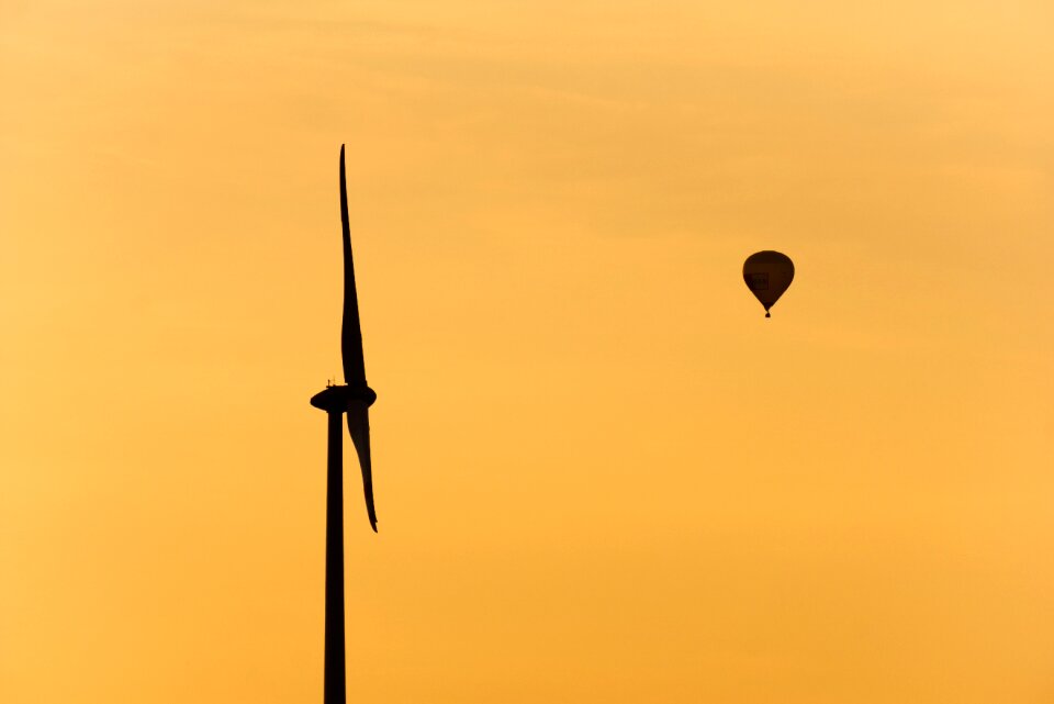 Dusk silhouette evening