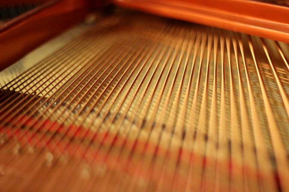 Piano blurry blur effect
