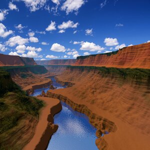 River erosion mist photo