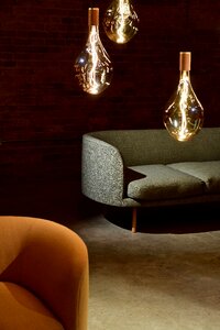 Light bulbs chairs sofas photo