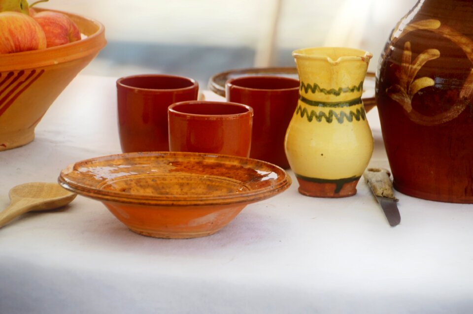 Glass terracotta accessory