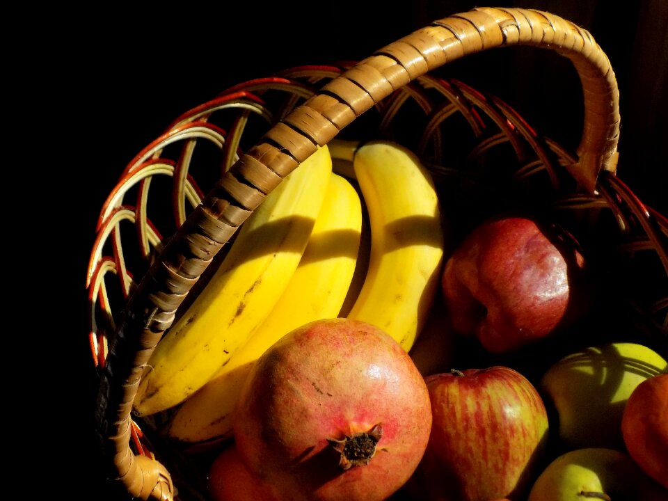 Apple banana food