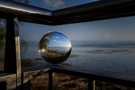 Glass ball photography summer