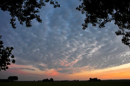 Nature evening sky clouds photo