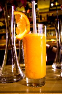 Orange juice cocktail photo