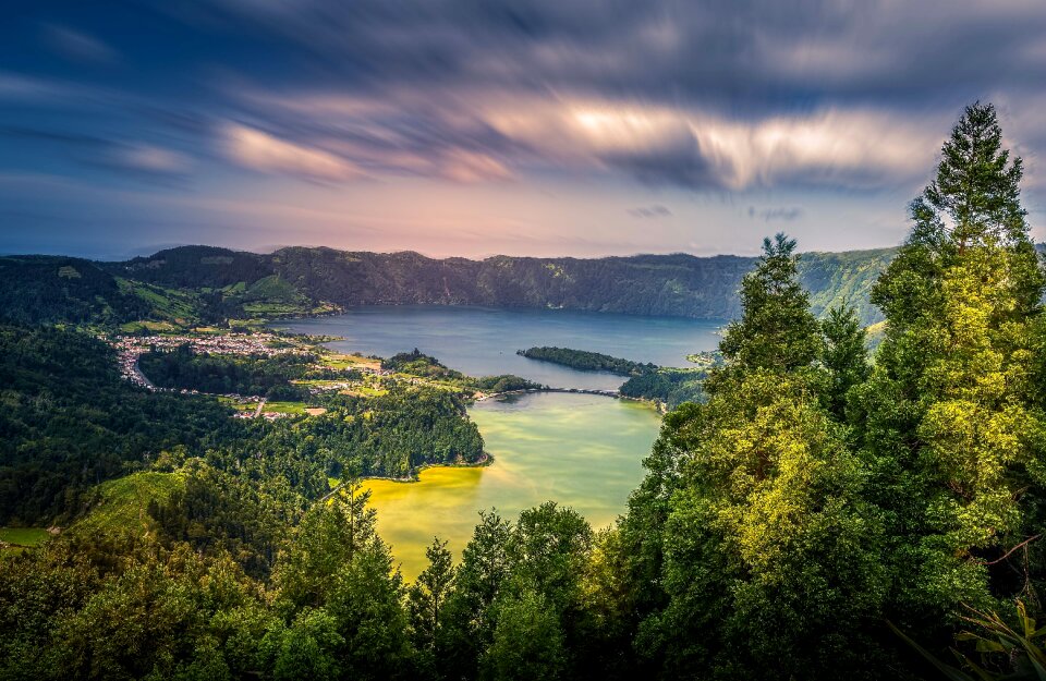 Landscape nature volcano