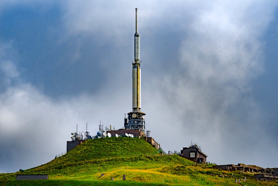Volcano mountain puy de dome