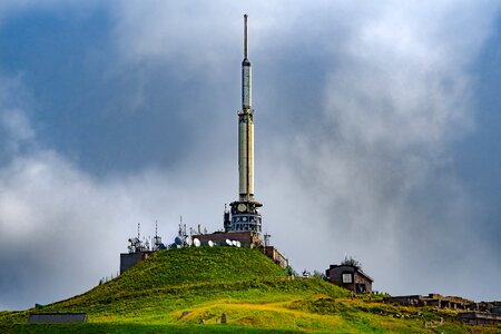 Volcano mountain puy de dome