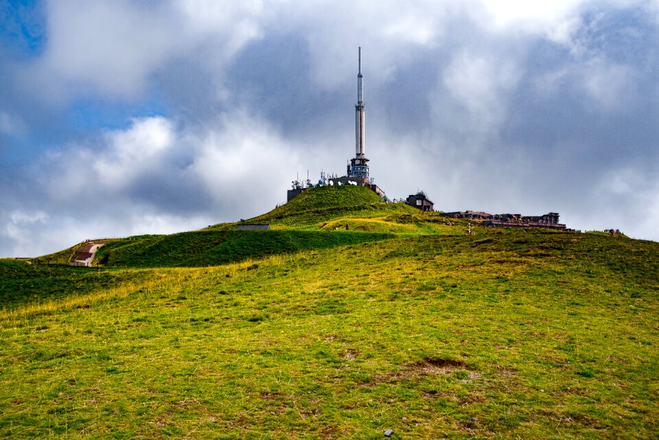 Volcano mountain puy de dome