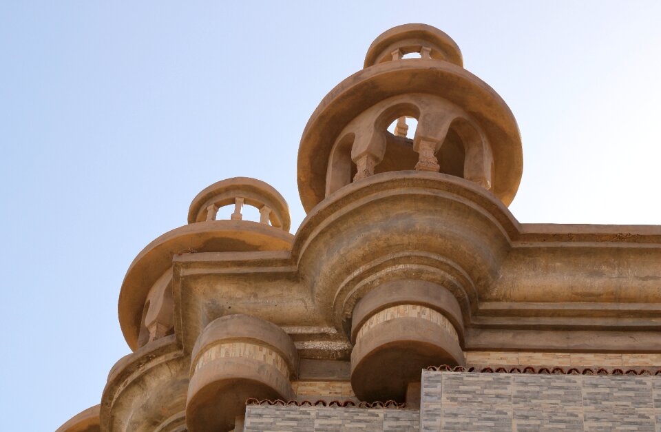 Ornamental stone roof