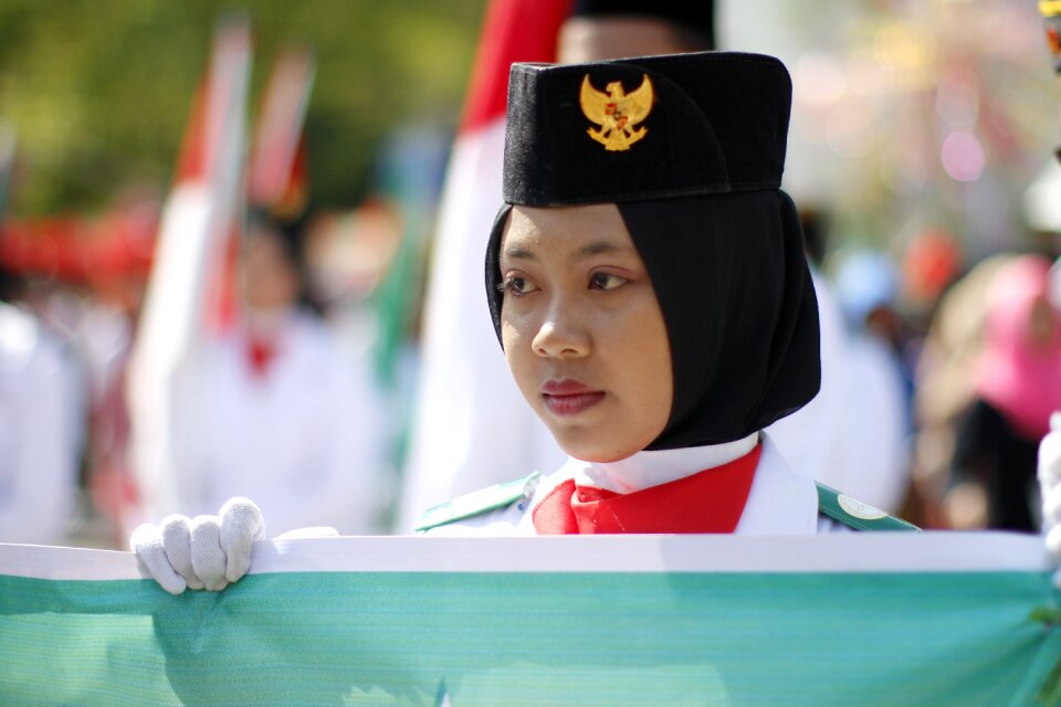 Portrait celebration wear